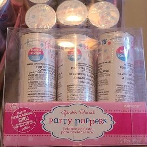 Its a Girl party poppers